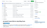 Screenshot of the doi-jekyll tool at GitHub.